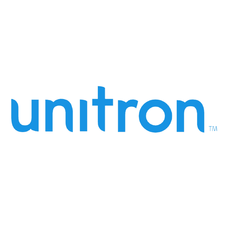 Unitron hearing aids logo for improved hearing solutions.